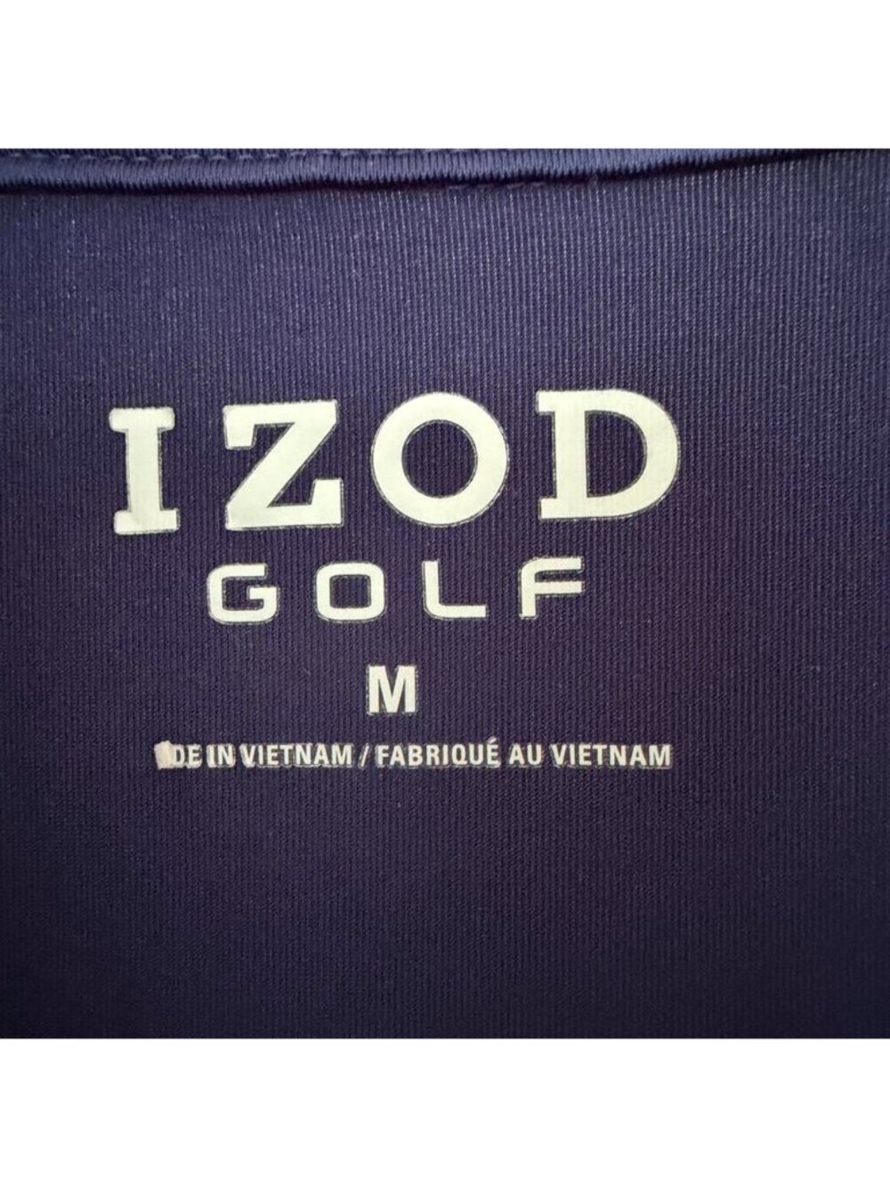 Izod Golf Navy Blue Sleeveless Shirt - Picture 2 of 3